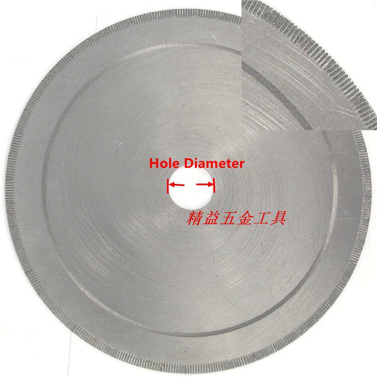 12-inch 300mm straight teeth toothless sheet with teeth jade Manau emerald cut sheet charcoal glass diamond saw blade