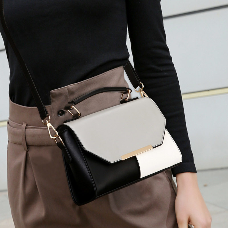 French special cabinet MKZAREA Classic genuine leather minimalist Oblique Satchel Women Fashion 100 lap single shoulder handbag damp