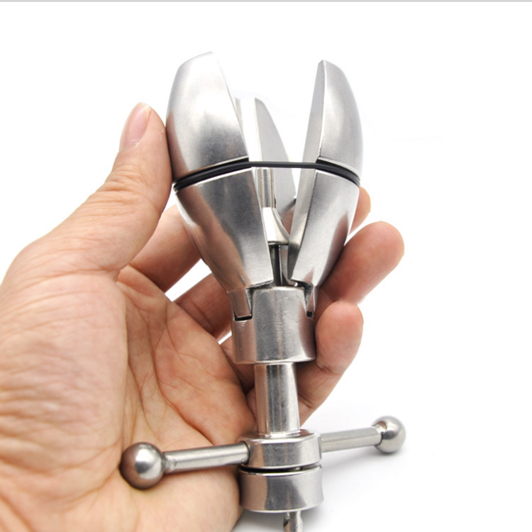 Iron Pear Blossom Stainless Steel Big Horn Anal Bolt Anal Sex After Vestibule Female Toy Masturbation Thrill Man with Abusive Anal