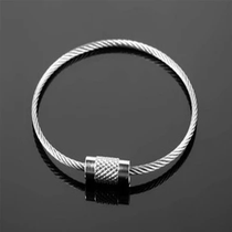 Dump multifunction sm alternative milk ring hand ring foot ring change Multi-end handcuffed steel wire version bracelet foot shackle