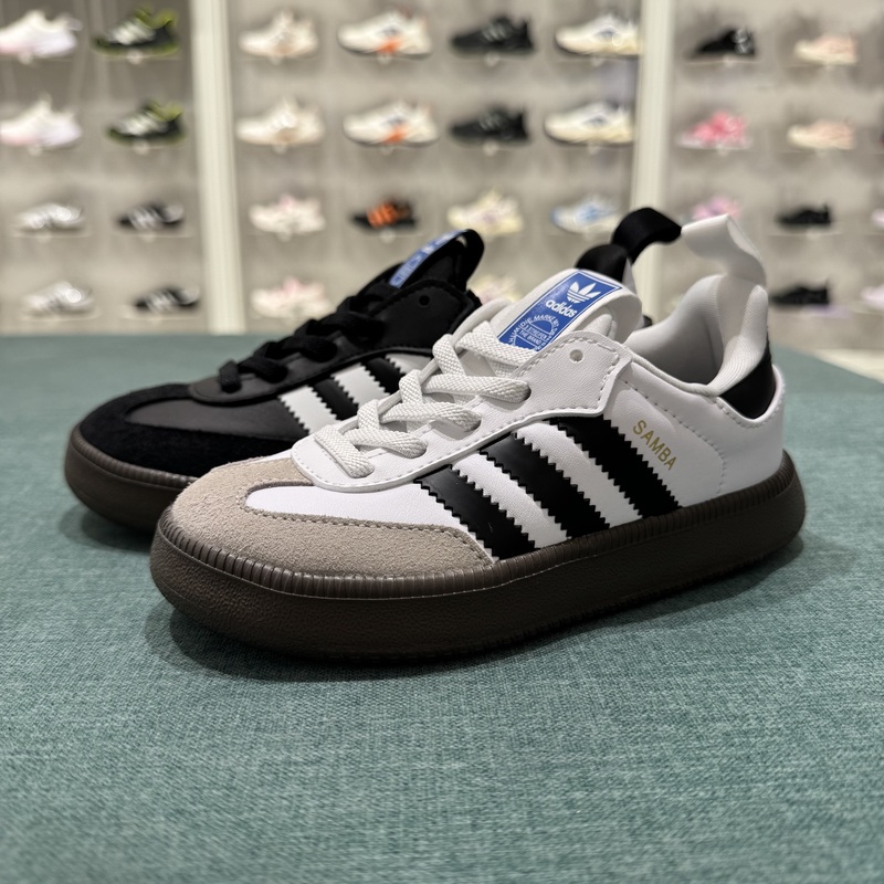 Adidas Genuine 26 Autumn Trefoil New Children's T-Toe Shoes Classic Samba Sneakers German Training Shoes Ki1579