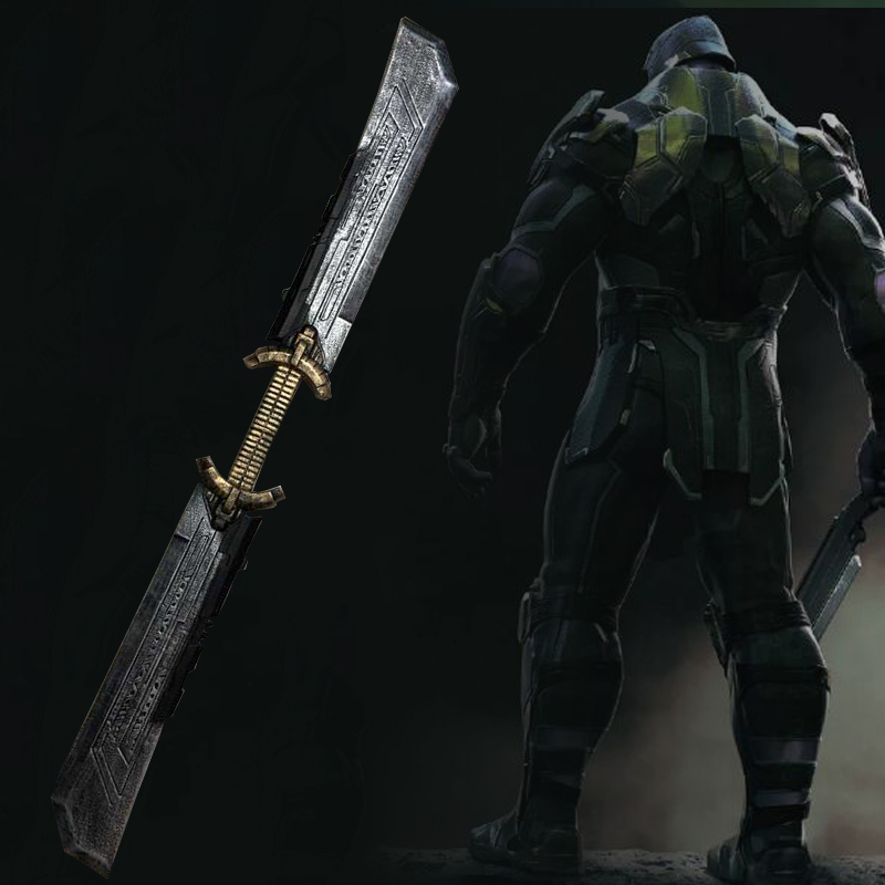 Avengers 4 COS Thanos Double-Edged Knife 1:1 Comic Exhibition Film and Television Peripheral Weapons Prop Children's Toy Knife