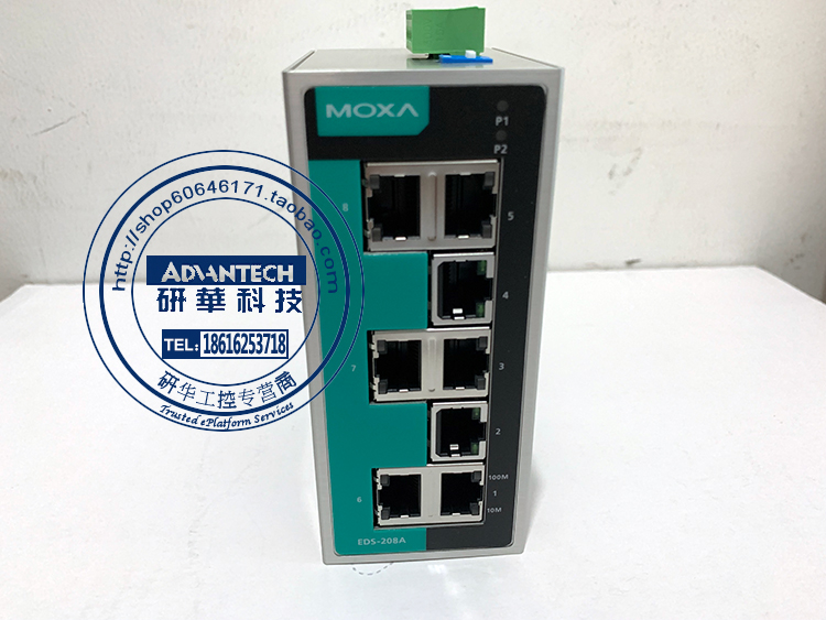 MOXA EDS-208A EDS-208A-M-SC EDS-208A-MM-SC 8-Port Industrial Switch