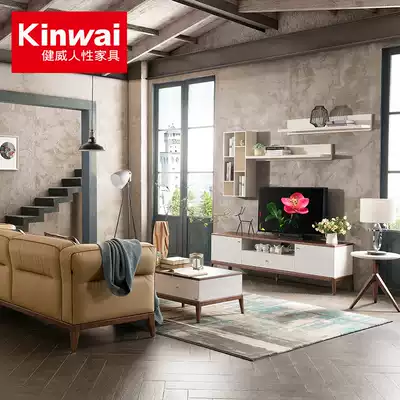Jianwei special new products Nordic solid wood whole house 20-piece living room dining room bedroom second bedroom green furniture package