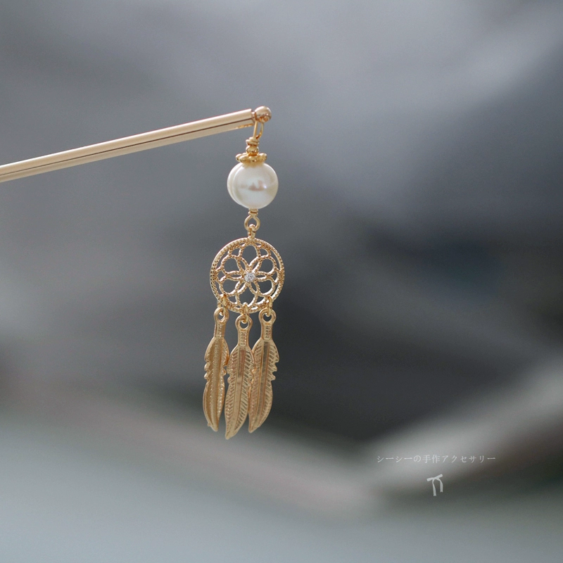 Kẹp tóc Kẹp tóc Trang phục hàng ngày Bước Lắc Tua Kẹp tóc Bóng Phụ kiện tóc Hanfu Phụ kiện sườn xám Công chúa Mũ - Phụ kiện tóc