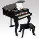정품 무료 배송 Myronway 30 키 어린이 조기 교육 작은 피아노 나무 플립 작은 피아노 음악 장난감 선물