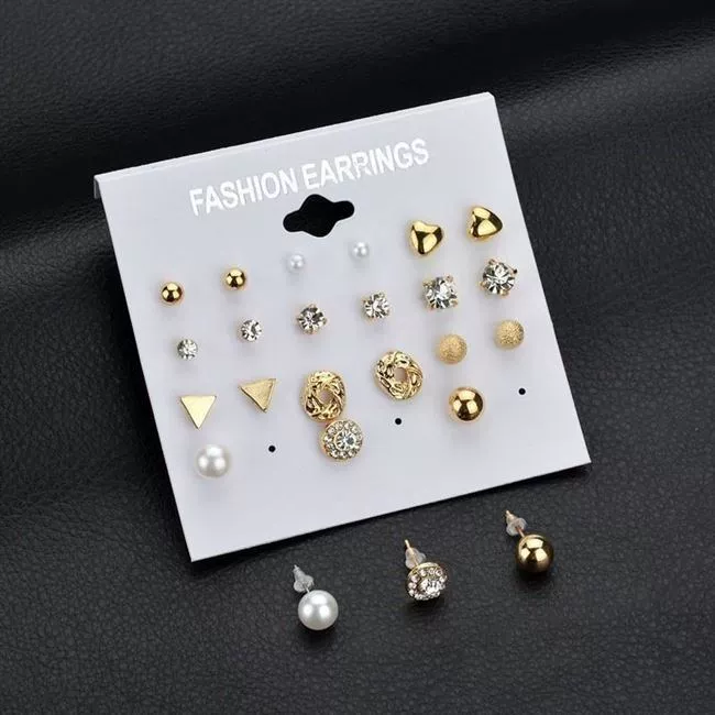 Кошачьи серьги STUD для женщин с кристаллами RhineStone Erics Hot S