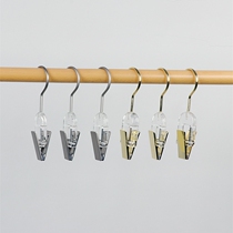 Transparent Acrylic Clips Clothing Shop Multifunction Pants Clip Hangings Hood Crystal Trim Hooks Socks Lingerie Clips