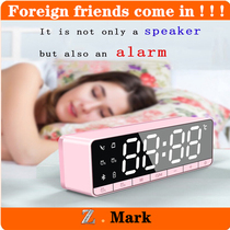 Desktop Clock Bluetooth 5 0 Speaker Thermosta Alarm clock