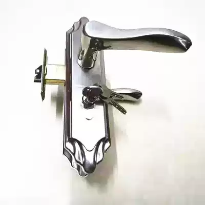 Special offer stainless steel computer key single tongue door panel hand lock pin ferrule handle door lock universal type