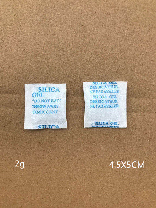 Manufacturers direct sales 2 grams of non - woven silicone English desiccant electronic can be exported to Europe and the United States 