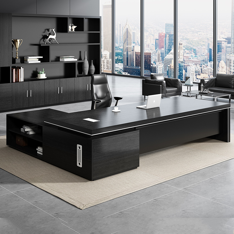 China Olong boss Office table and chair combination simple modern office furniture boss table big class desk furniture