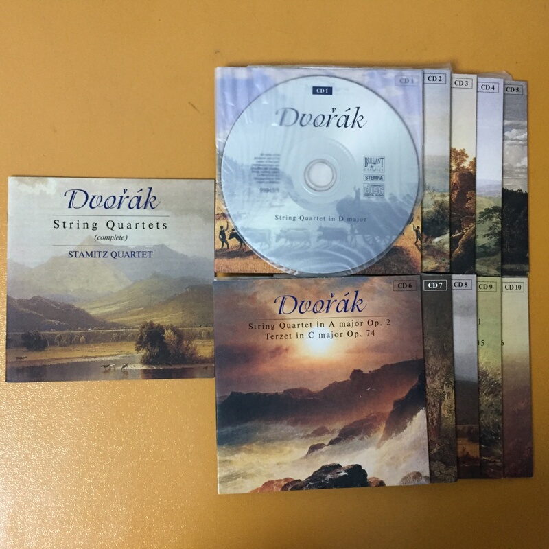 2X26 European Edition Dvorak String Quartet Complete Works Stamitz Quartet 10Cd