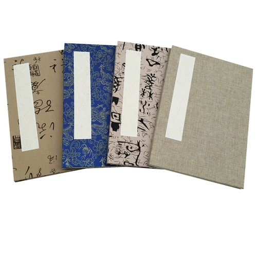 Двойной слой сгущенной пустой рисовой бумажный альбом Складная страница 60 % скидка 12 страниц каллиграфии для волос каллиграфия.