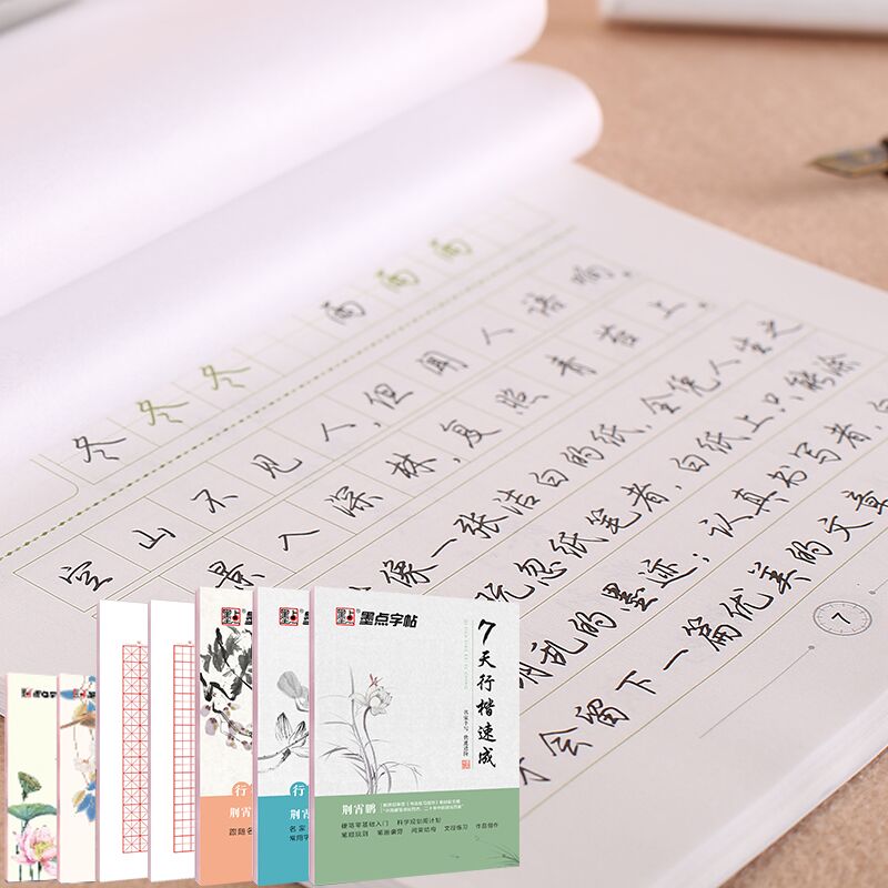 荆霄鹏行楷字帖练字大学生考研行书楷书入门初学者速成高中生公务员手写体漂亮文艺小清新临摹练字帖钢笔硬笔书法教程墨点行楷字帖
