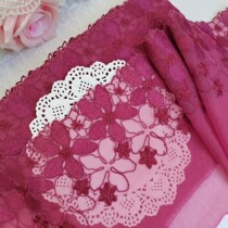 1338 full page 10y outer single mesh embroidery lace DIY clothing accessories about 17 to 22cM