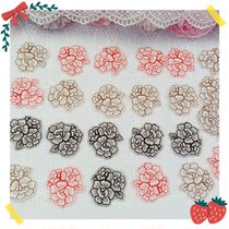 1120 single mesh embroidery flower stickers DIY clothing hair accessories decoration handmade material accessories