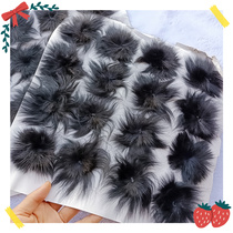 897 whole board Price 16 black rabbit hair hair accessories decorative handmade material