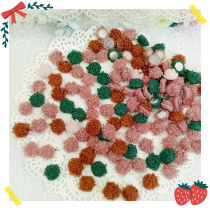 1213 whole bag of Korean about 140 imitation cashmere bag buckle diy leather band hairclip hair accessories accessories