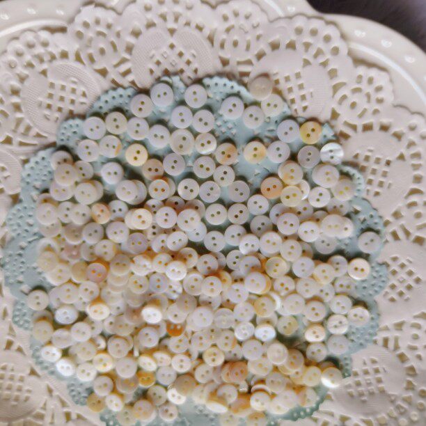 571 natural shell buckle diy clothing material handmade accessories about 0 8 cm