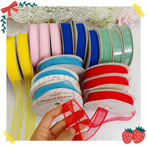 272 whole roll of Japan imported about 30 meters wide 1 8CM gauze with diy bow hair accessories accessories
