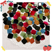 602 whole bag about 70 Korean square flat bottom includes DIY hair accessories decorative handmade material