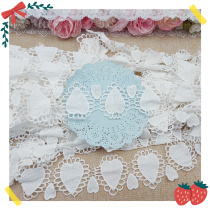 714 whole bundle special price about 14 meters love milk silk water soluble lace diy bow doll clothing accessories