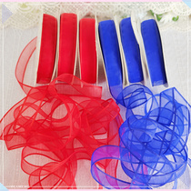 272 whole volume of Japanese imports about 30 m rolls wide 1 8CM yarn with diy butterfly knot hair accessories accessories accessories