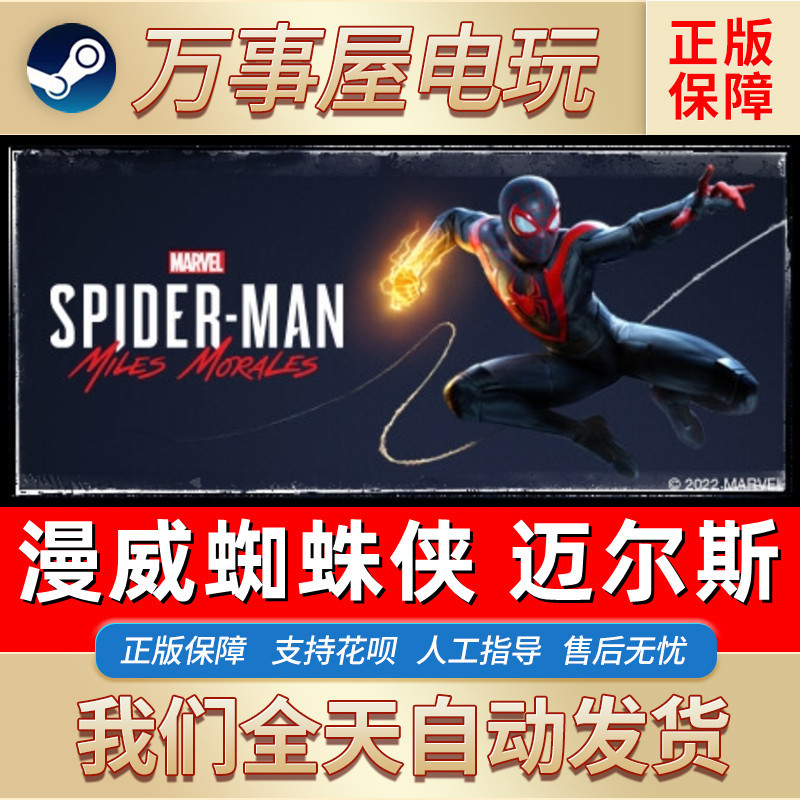Steam Genuine Chinese Region Key Marvel Spider-Man Miles Morales