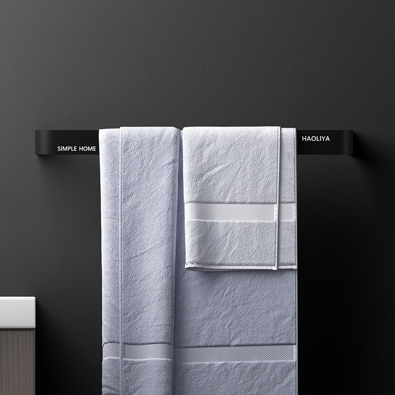 Dressing room towel rack bath towel rack bathroom towels hook Bathroom Rack Single Pole Toilet Free of punch