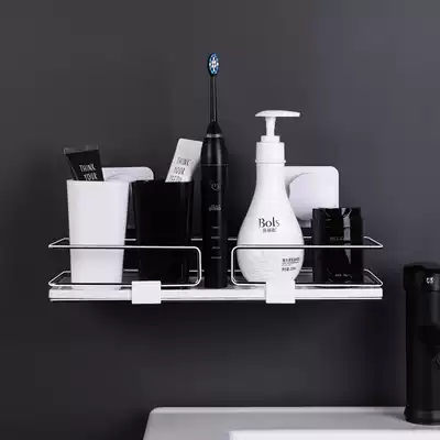 (Powder room shelf) wall-mounted hand wash toilet wash table wall storage box artifact non-punching bathroom