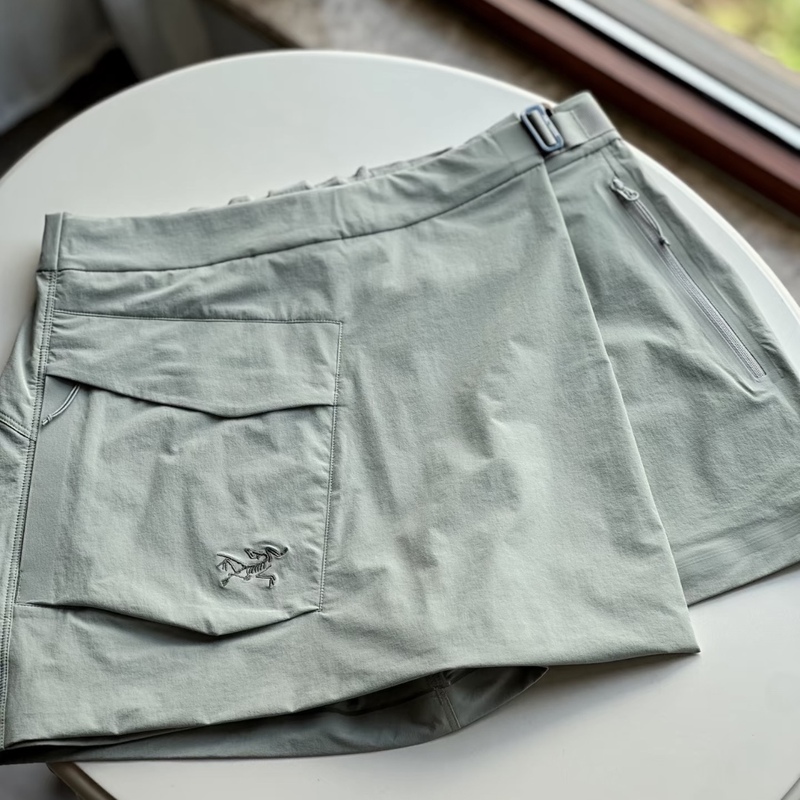 Arcteryx Sonii Sl Skort 4" Quick-Dry Embroidered Logo Mid-Waist Casual Shorts for Women