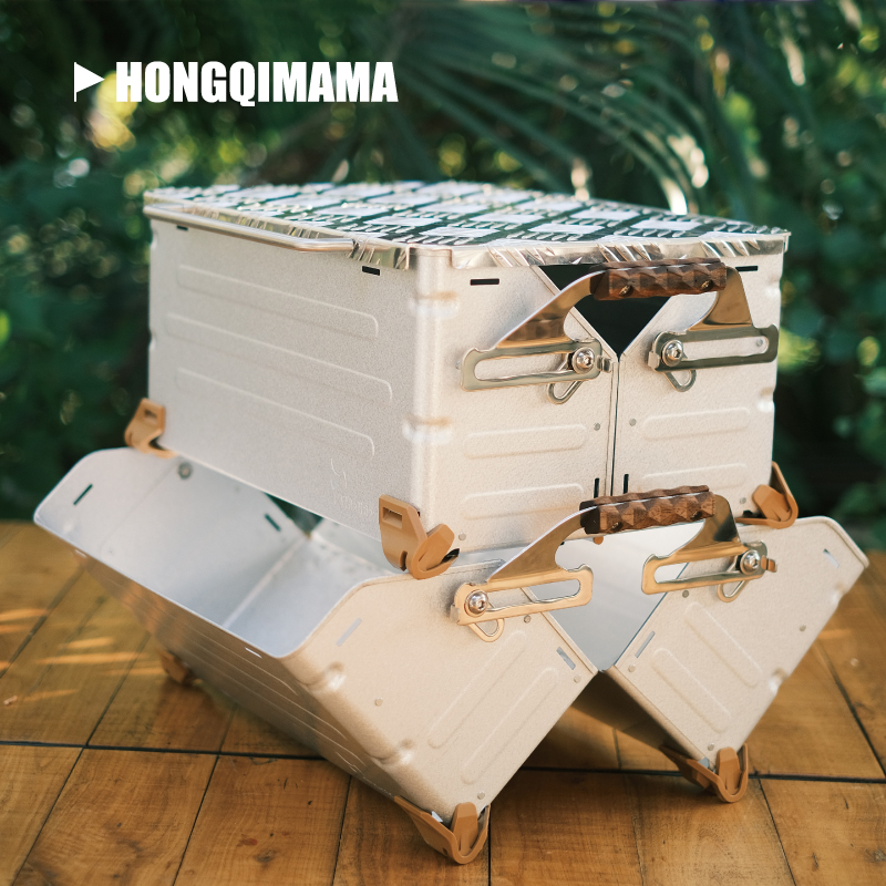 vidalido folding box alloy multifunctional car storage box sp snow peak storage box open box