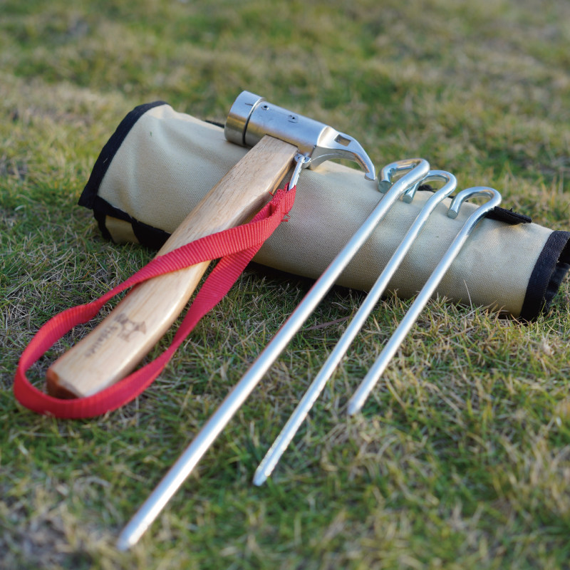 Vidaolido Outdoor Exposed Camp Nails Lengthened Plus Coarse Tent Heavenly Accessories Ground Nails Steel Nails Cast-iron Camp Nails