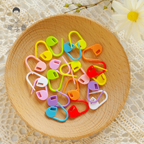 Color mark - up button hand weaving tool accessories mark sweater scarf plastic small button count