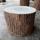 Camphor solid wood piers, log stools, natural wood stumps, tree stumps, log stumps, catalpa tree stumps, base flower stands