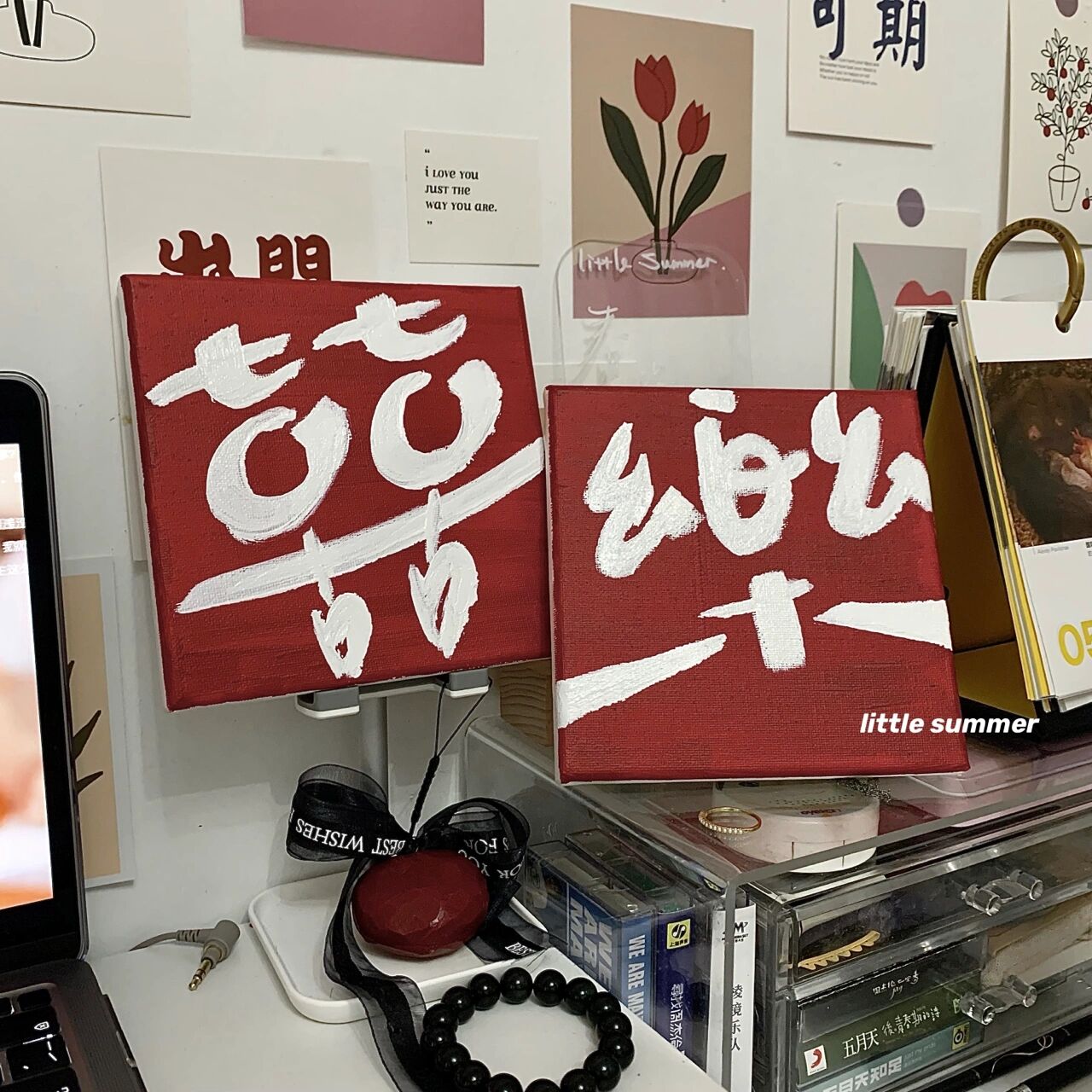 Joy acrylic painting diy digital oil painting hand-filled new wedding object custom hand-painted painting fill decorative painting