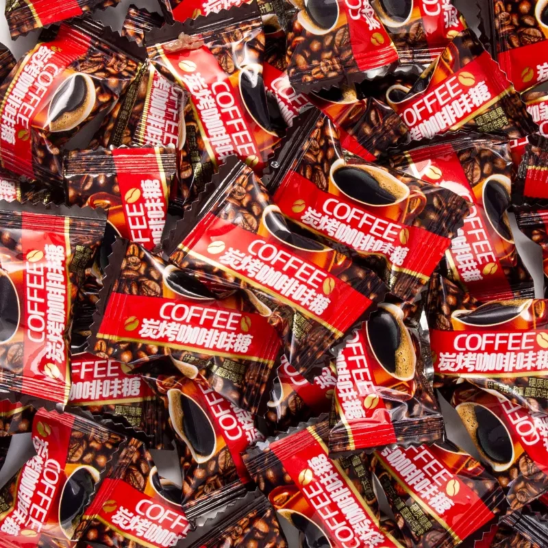 【Approximately 100 Pieces Per Bag, 500G】Espresso Candy, Leisure Snack, Charcoal-Grilled Coffee Flavored Candy, Office Treat