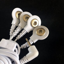 Electronic massage equipment accessories Meridian acupuncture and moxibustion physiotherapy Special 1 Drag 4 Button Type 2 4 m extended wire electrode wire