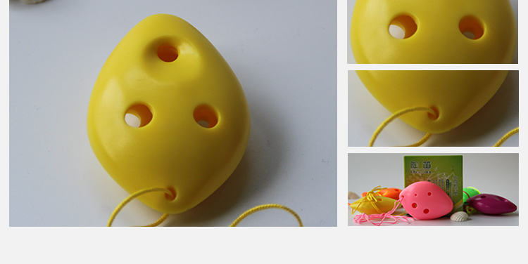 Zero Ocarina 6 lỗ SC nhựa Ocarina treble C giai điệu Người mới bắt đầu sản xuất nhạc cụ bán hàng trực tiếp Authentic - Nhạc cụ dân tộc các loại đàn cổ cầm