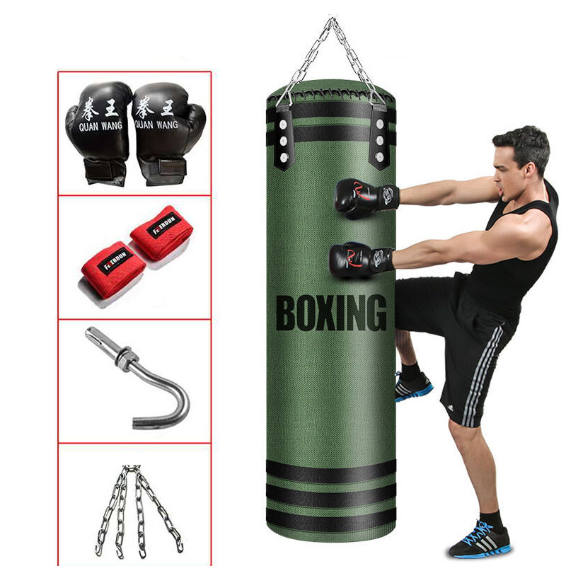 Sandbag Solid hanging adult sanda boxing fitness exercise Children taekwondo training equipment Hanging sandbag