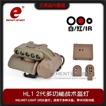 Element HL2 Generation 3 generation multi-function tactical infrared LED lighting identification light FAST helmet rail IR mini light