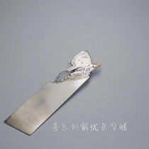 Sterling silver handmade silverleaf bookmark Metal bookmark