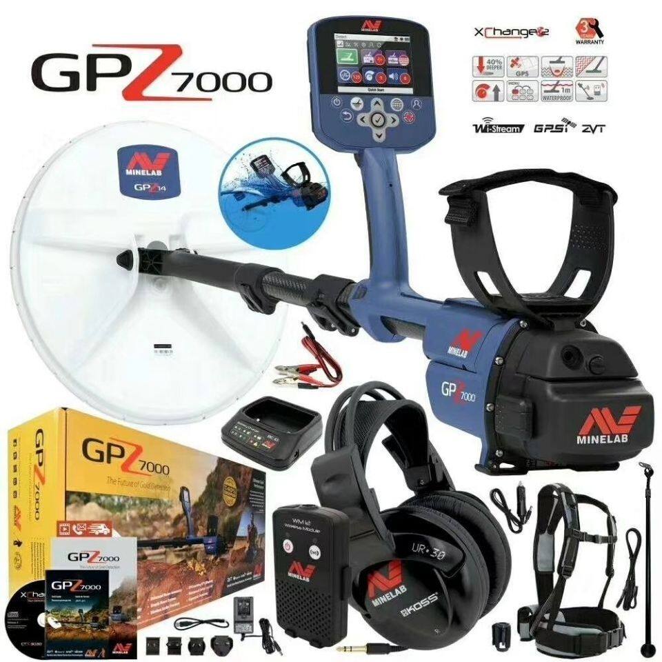 Australia GPZ7000 Metal Detector Original Imported Treasure Hunting Sand Gold Particles Gold Dog Head Gold Treasure Hunting Device
