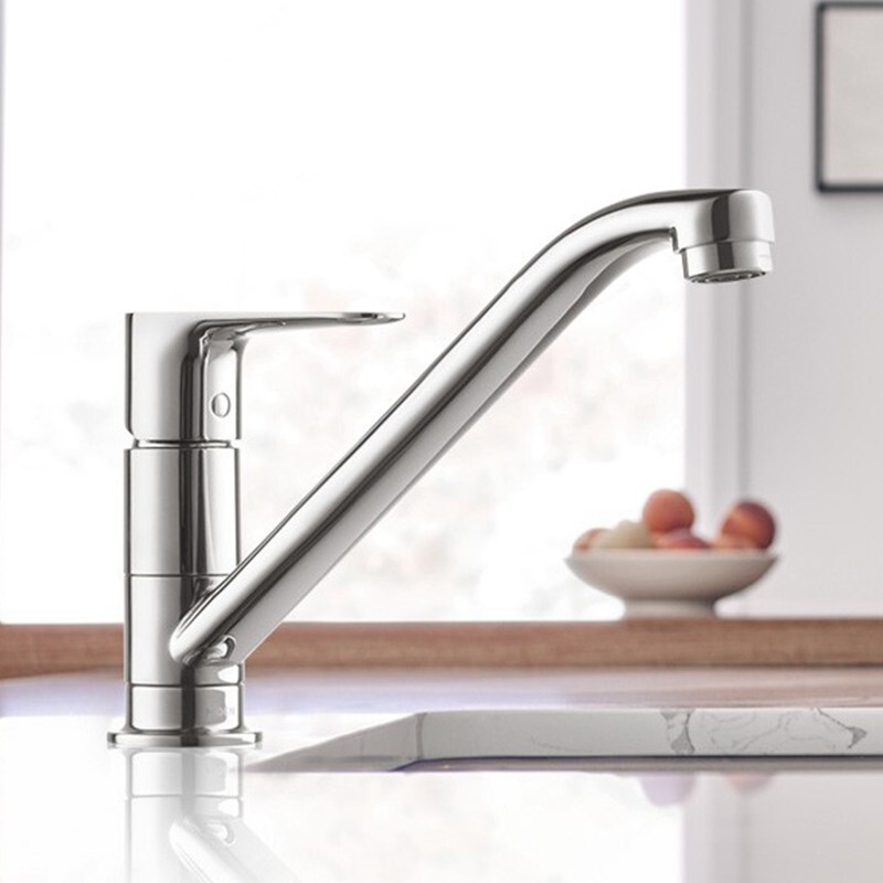 Moen Kitchen Low-Throw Hot and Cold Water Faucet for Sink, Dishwashing Sink, Splash-Proof Faucet Gn50100