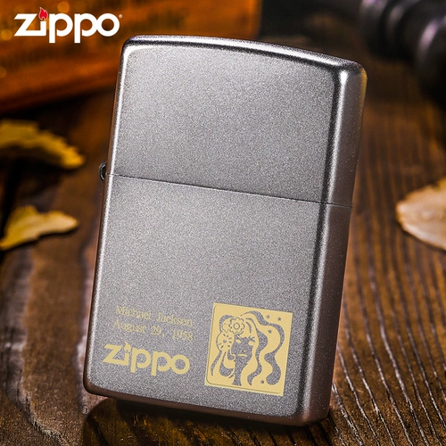 zippo Оригинальная ветрозащитная зажигалка на керосине для друга, подарок на день рождения