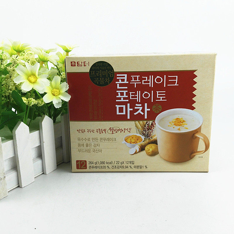 August 22 South Korea imported Dante brand corn potato yam cereal tea 22g x 12 packs