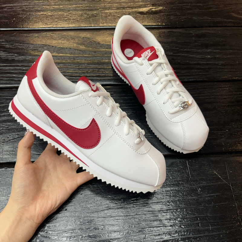 Nike Cortez Basic Sl Women's Leather Forrest Gump Retro Comfortable Casual Shoes 904764-101
