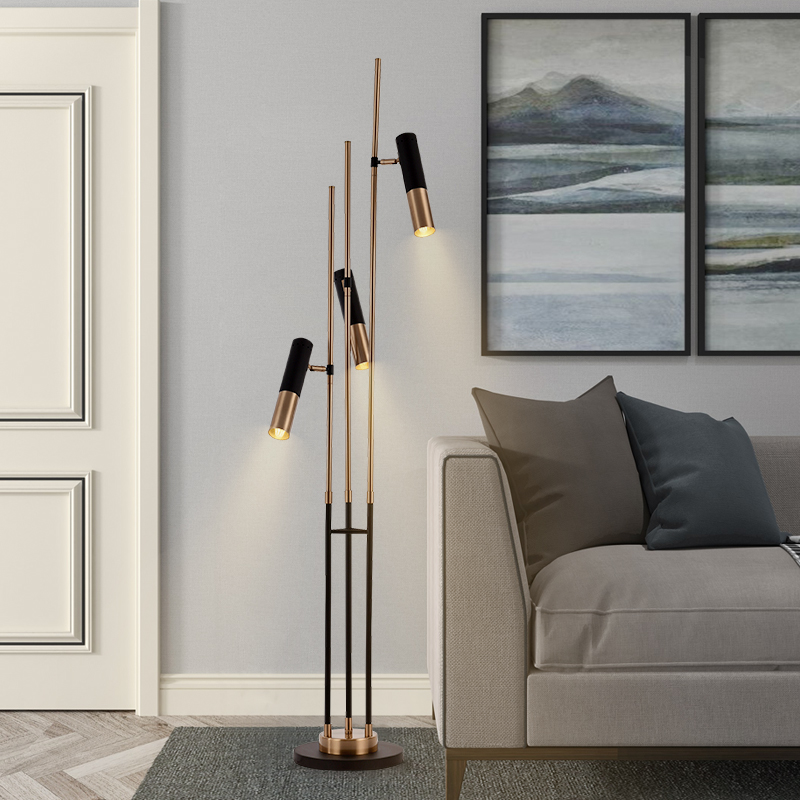 Postmodern minimalist living-room floor lamp Nordic creative bedroom book house designer soft dress light lavish hotel floor lamp