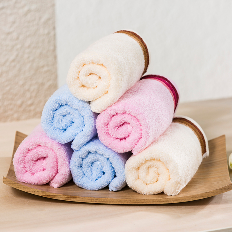 Jie Liya cotton towel gift box soft solid color white festive beauty absorbent skin-friendly cleansing towel business